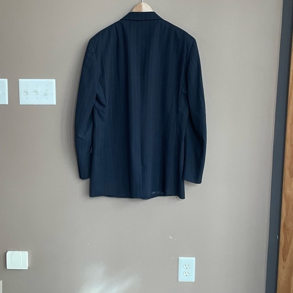 Brooks Brothers‎ Madison Brooks Cool 2 Button Blazer in Navy Size 42L/W36 - Picture 3 of 8